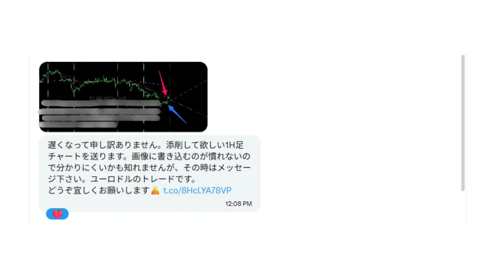 添削依頼メッセージ